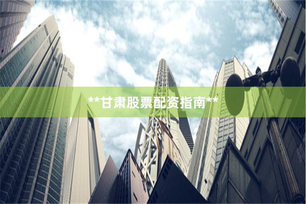 **甘肃股票配资指南**